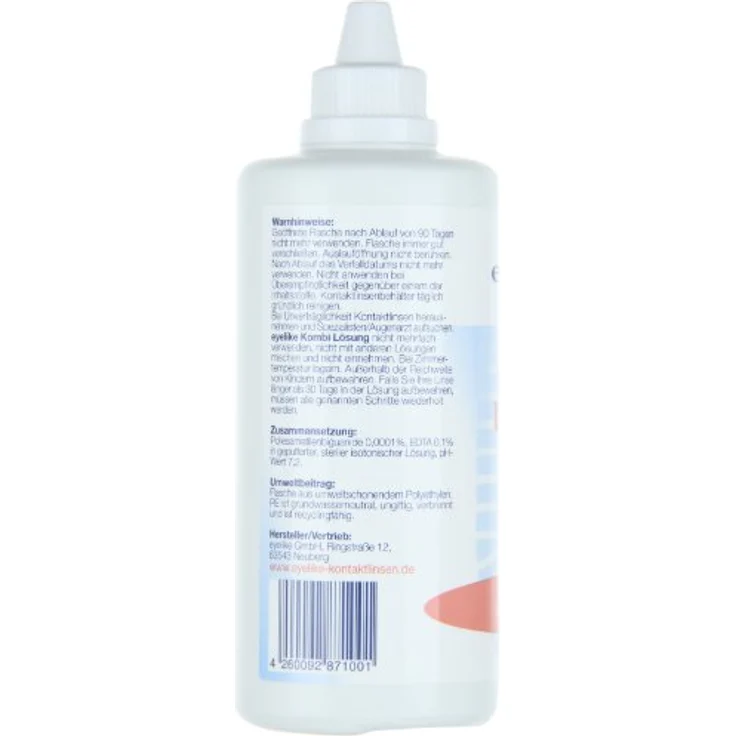 Eyelike Kombi-Lösung 360ml All-in-One-Lösung zur Reinigung, Desinfektion & Aufbewahrung – Bild 9
