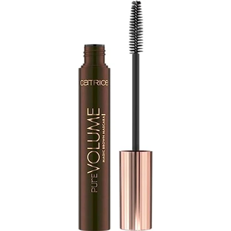 Catrice Pure Volume Magic Brown Mascara, Nr. 010, Schwarz, langanhaltend, volumengebend, Expressergebnis, natürlich, vegan, ohne Mikroplastikpartikel, Nanopartikel frei, ohne Parfüm, 1er Pack (10ml) – Bild 1