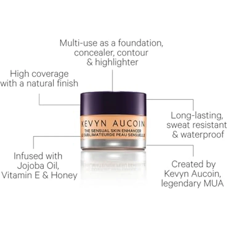 KEVYN AUCOIN Sensual Skin Enhancer, multifunktionaler Concealer und Foundation für alle Hauttypen, 10 g – Bild 2