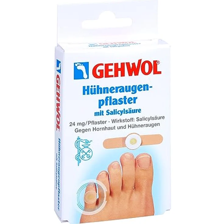 Gehwol Hühneraugenpflaster mit Salicylsäure 6 Stk, zur Drucklinderung – Bild 4