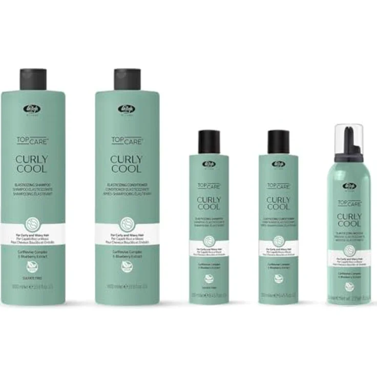 Lisap Top Care Curly Cool, Elastizitäts-Mousse für lockiges Haar, 250ml – Bild 4