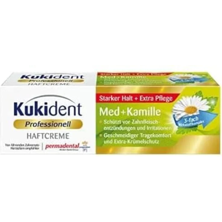 Kukident Med & Kamille 40 g Haftcreme – Bild 2