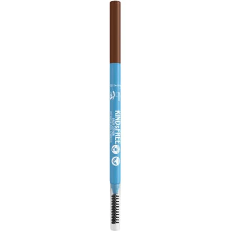 Rimmel London Kind & Free Augenbrauenstift Brow Definer, natürliche Pigmente, natürliche Wirkung, vegane Formel - 006 - Espresso, 0,09 g