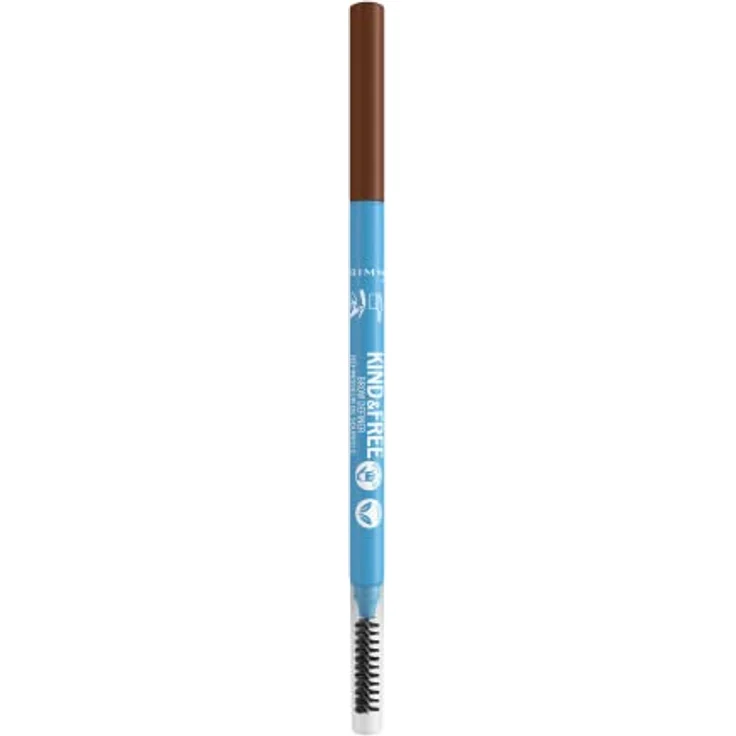 Rimmel London Kind & Free Augenbrauenstift Brow Definer, natürliche Pigmente, natürliche Wirkung, vegane Formel - 006 - Espresso, 0,09 g – Bild 1