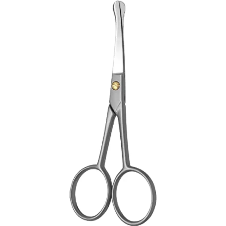 SGI Nagelshcere Hautschere Babyschere Fadenschere Nasenschere aus Edelstahl NEU (Nasenschere mit Kopf - 10 cm - 9007)