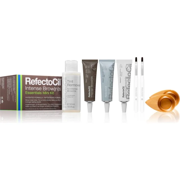 RefectoCil Intense Brow[n]s Essentials Mini Kit, Augenbrauen Trimmer-Set mit 15 ml Base Gel und Aktivator Gel, reizfrei