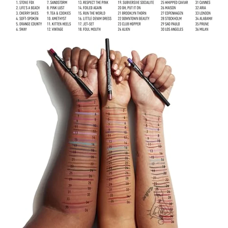 NYX SUEDE matte lip liner #cannes 1 g – Bild 4