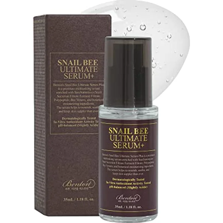 Benton SNAIL BEE ULTIMATE serum 35 ml, Gesichtsserum mit natürlichen Inhaltsstoffen