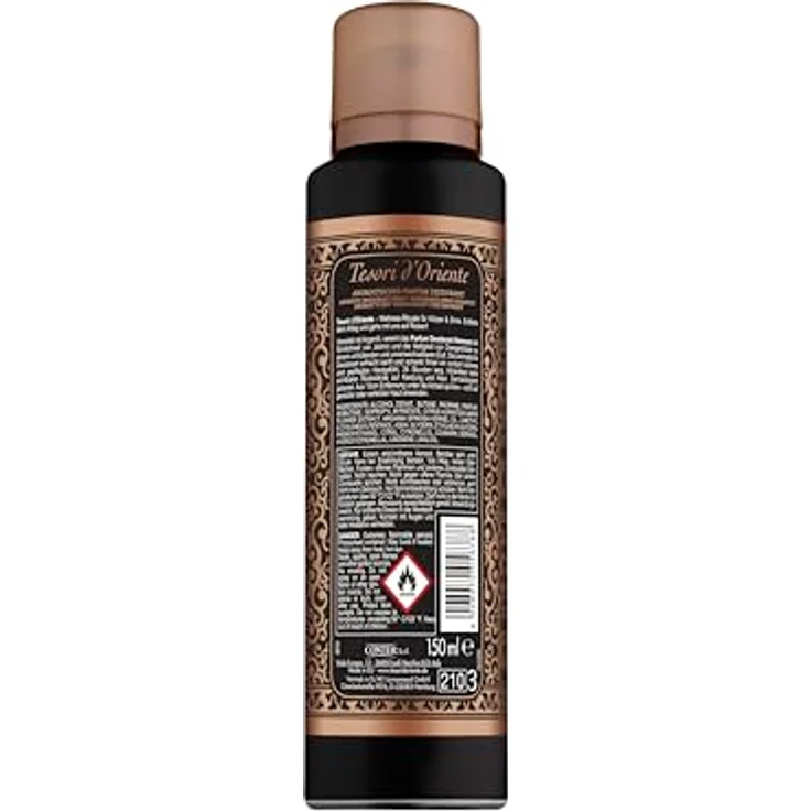 Tesori d´oriente Parfum Deodorant 'Hammam', 150 ml, aromatisches Deo-Spray mit Argan-Öl und Orangenblüte, 24 h Schutz, Wellness-Ritual für Körper & Sinne – Bild 2
