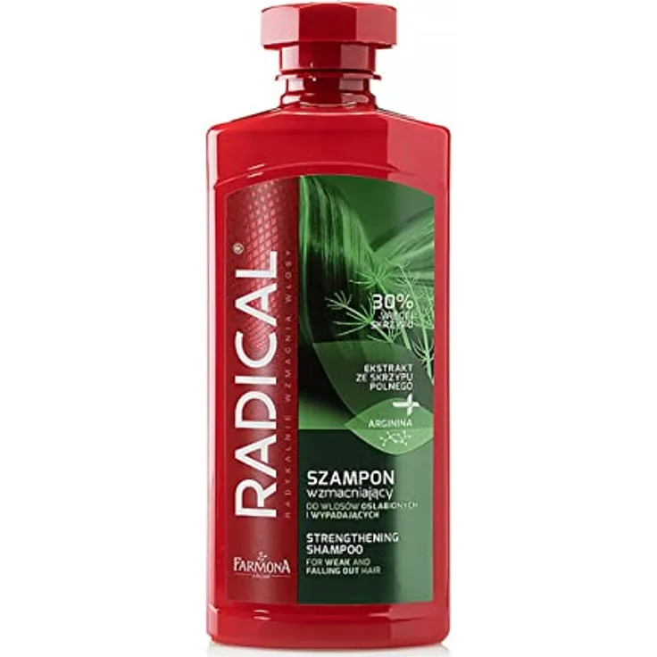 Farmona Radical Strengthening Shampoo for Weak & Falling Out Hair 400ml, with sarginine, horsetail extract, and provitamin B5