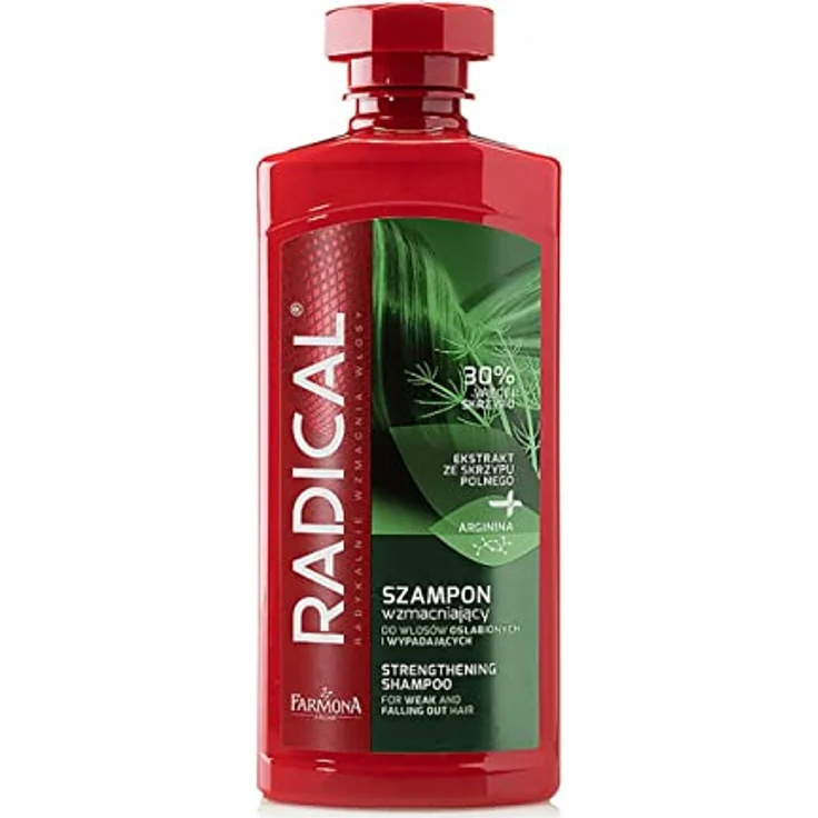 Farmona Radical Strengthening Shampoo for Weak & Falling Out Hair 400ml, with sarginine, horsetail extract, and provitamin B5