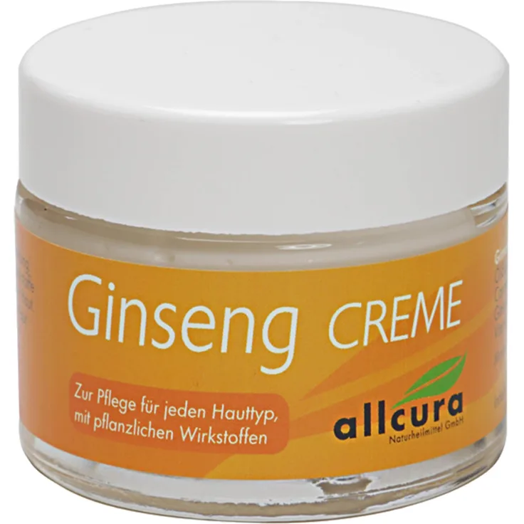 Allcura Ginseng Creme 50 ml, Gesichtscreme für jugendlich geschmeidige Haut