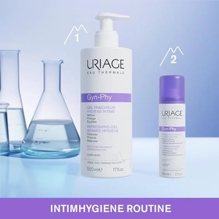 Uriage Gel Hygiëne Gyn-Phy Gel Fraicheur Hygiene Intime – Bild 5