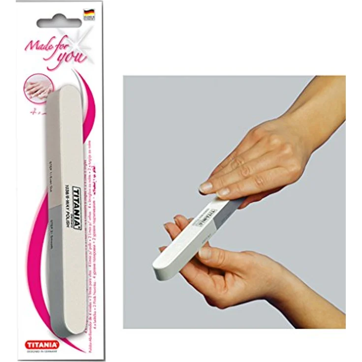 TITANIA Nagelpolierer mit 6 Flächen, auf Blisterkarte, 1er Pack (1 x 10 g) – Bild 2