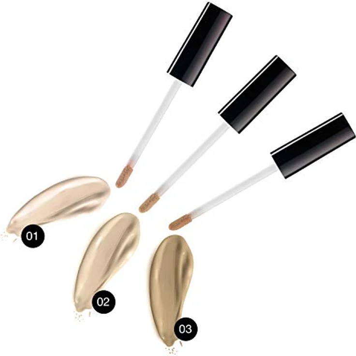 Manhattan Wake up Concealer, Flüssig Concealer zum Abdecken von Augenringen und Rötungen, Farbe True Ivory 3, 1 x 7ml – Bild 4