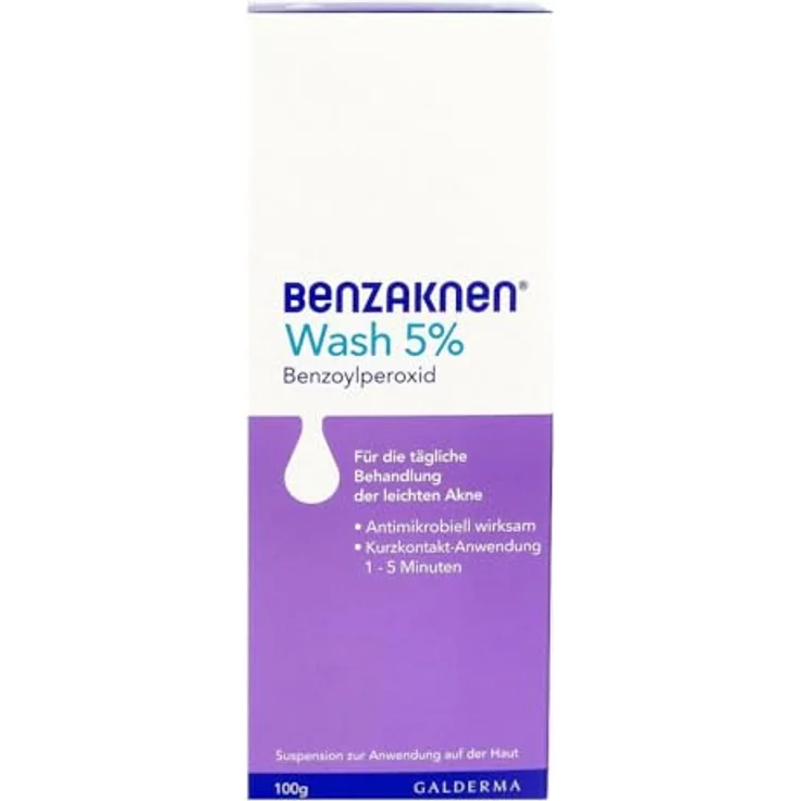 Benzaknen BENZAKNEN Wash 5% Suspension 100 g Gesichtsserum, apothekenpflichtig – Bild 2
