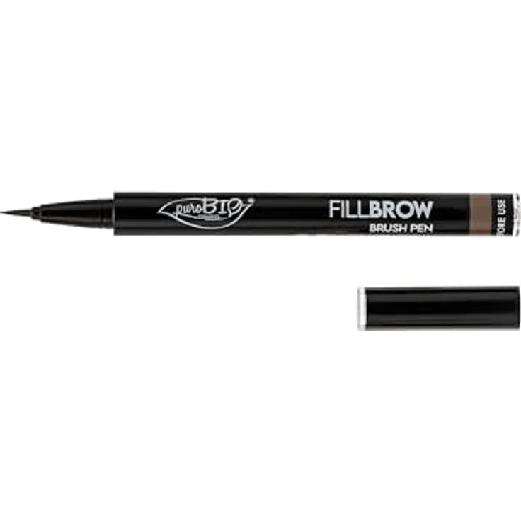 puroBIO Cosmetics Fillbrow Augenbrauenstift, Farbton 02 Soft Brown, 0.7 ml, vegan und wasserfest mit präziser Anwendung – Bild 2