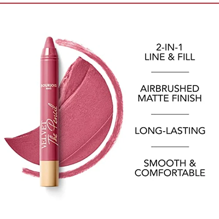 Bourjois Velvet The Pencil - 2 Amou-rose, 3g (0.106 oz) – Bild 4