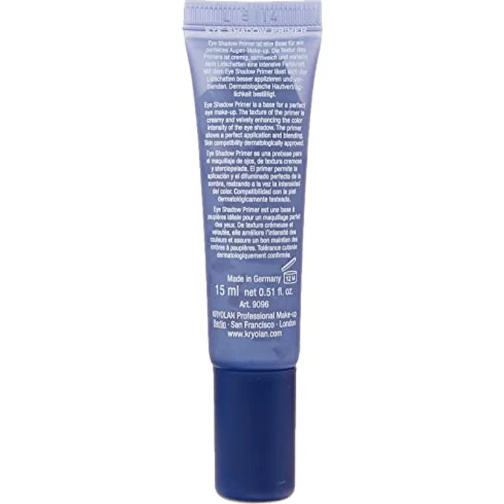 Kryolan Eyeshadow Base, Lidschatten-Primer für intensive Farbwirkung und langanhaltenden Halt, 15 ml – Bild 2