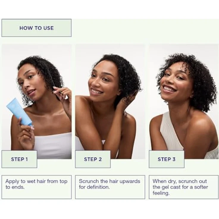 Maria Nila - Coils & Curls Luscious Curl Gel, 125 ml - Reichhaltiges Styling-Gel für definierte Locken - Anti-Frizz, spendet Feuchtigkeit und Glanz - Mittlerer Halt - Vegan & Tierfreundlich – Bild 3