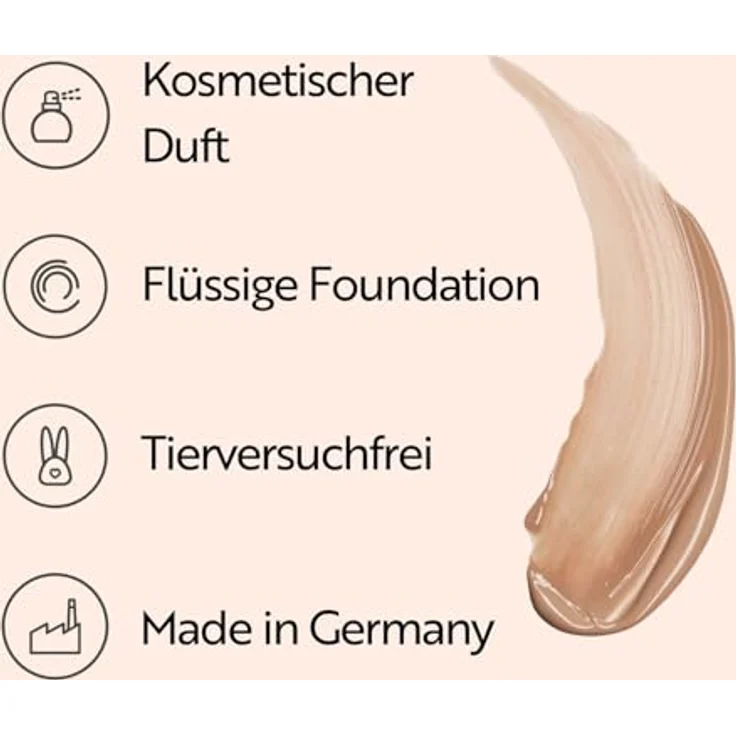 M. Asam MAGIC FINISH Supercharge Serum Foundation Creamy Nude 30 ml – Feuchtigkeitsspendende 2-in-1 Foundation & straffendes Gesichtsserum, Anti-Aging Make-up mit optimaler Deckkraft & Hyaluron – Bild 4