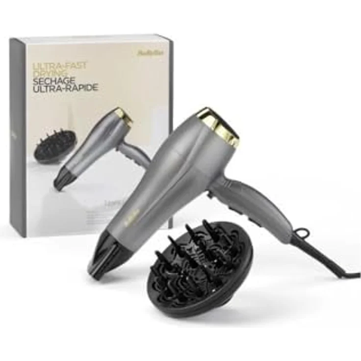 BaByliss Titanium Gold 2300 Haartrockner 2300 W, 3 Temperaturen / 2 Geschwindigkeiten – Bild 4