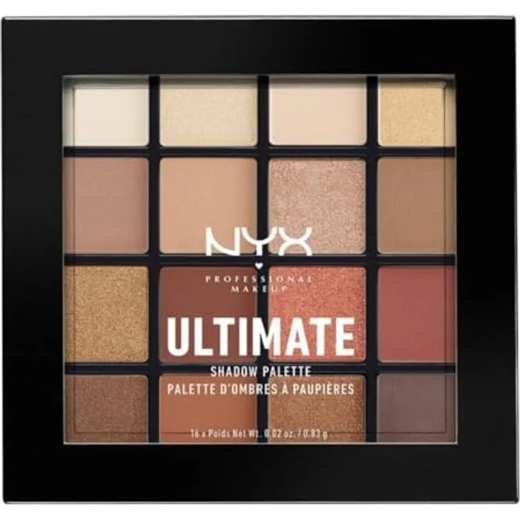 NYX Augen Make-up ULTIMATE shadow palette warm neutrals 16 x 0,83 g – Bild 2
