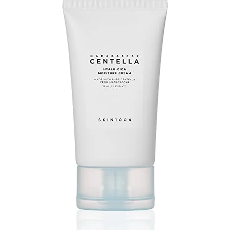 SKIN1004 Madagascar Centella Hyalu-Cica Moisture Cream, tiefenwirksame feuchtigkeitsspendende Gesichtscreme zur Beruhigung der Haut, 75 ml