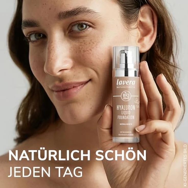 Lavera Hyaluron Liquid Foundation 30 ml Nr. 05 - Natural Beige – Bild 4
