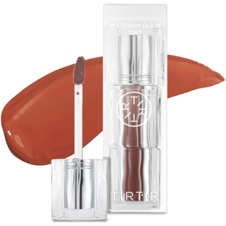 TIRTIR Waterism Glow Tint, langlebiger Lipgloss mit feuchtigkeitsspendender Wirkung, Farbton 04 Fig Peach, 4 g – Bild 1