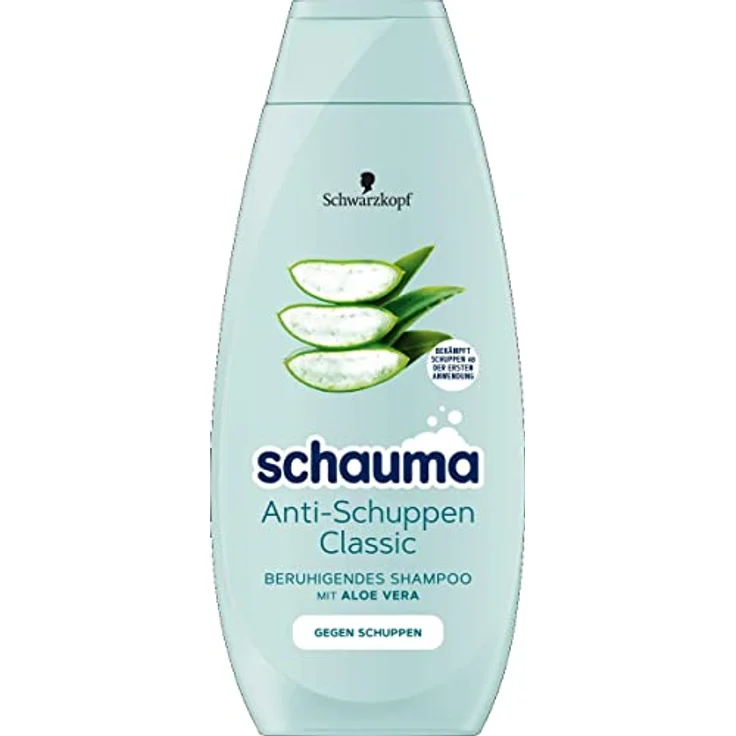 Schauma Shampoo Anti-Schuppen Classic, 400ml - Beruhigendes Shampoo mit Aloe Vera gegen Schuppen – Bild 1