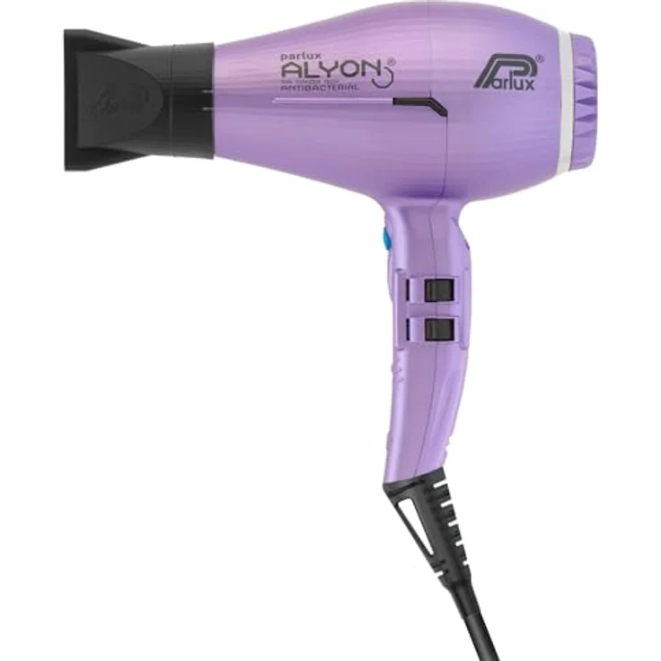 Parlux Alyon Special Edition, professioneller Haartrockner mit 2250 Watt, Ionen-Technologie, schnell trocknend, leicht, lila matt – Bild 1