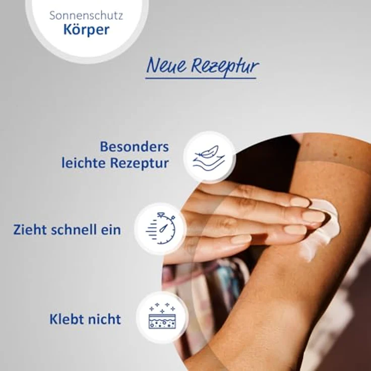 Ladival Sonnenschutz Lotion LSF 50+ für trockene Haut, beruhigend mit Hyaluronsäure, 4-fach Zellschutz, wasserfest, 200ml – Bild 5