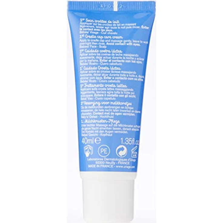 Uriage Eau Thermale Cradle Cap Serum Cream 40 ml mit pflegender Wirkung für alle Hauttypen – Bild 2