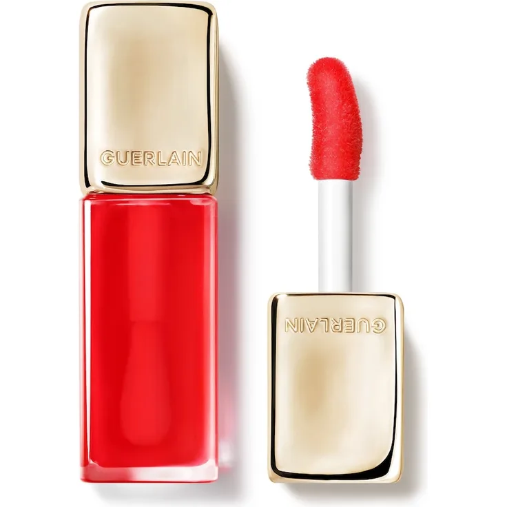 Guerlain KissKiss Bee Glow Lip Oil, 9,5 ml, pflegendes Lippenöl mit Honig, Farbe 775 Poppy Glow