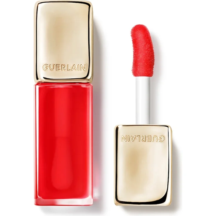Guerlain KissKiss Bee Glow Lip Oil, 9,5 ml, pflegendes Lippenöl mit Honig, Farbe 775 Poppy Glow