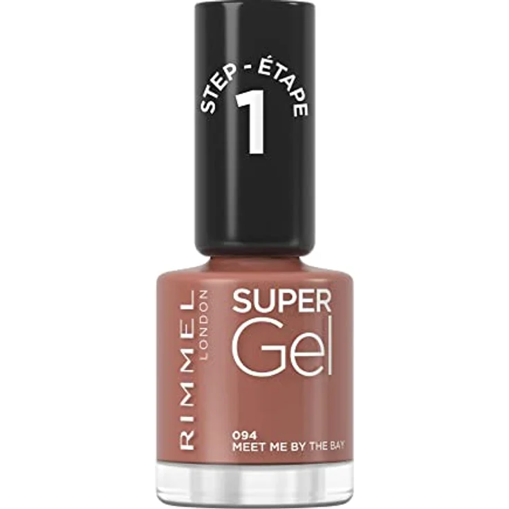 Rimmel London Super Gel Nagellack, 94 Meet Me By The Bay, 12 ml - Langanhaltender Gel-Nagellack mit Hochglanz-Finish, ohne UV-Lampen – Bild 1