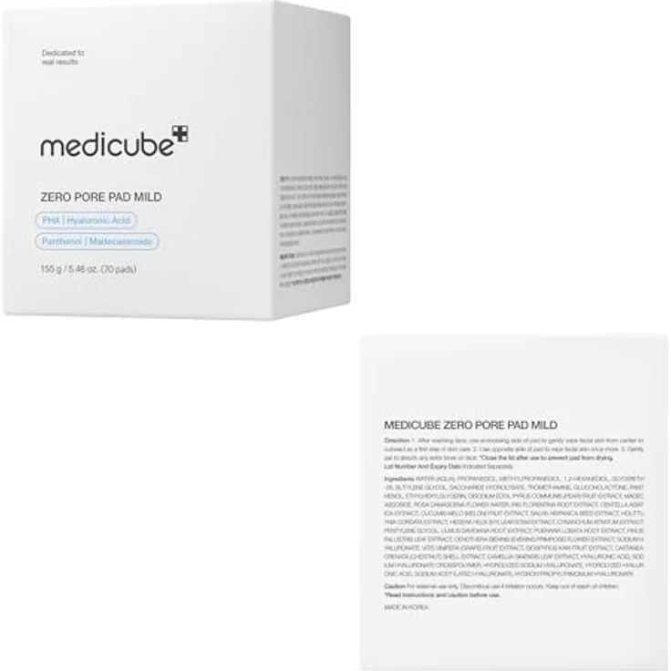 Medicube Zero Pore Pads, Gesichtsreinigungspads zur Minimierung von Poren, 155 g – Bild 9