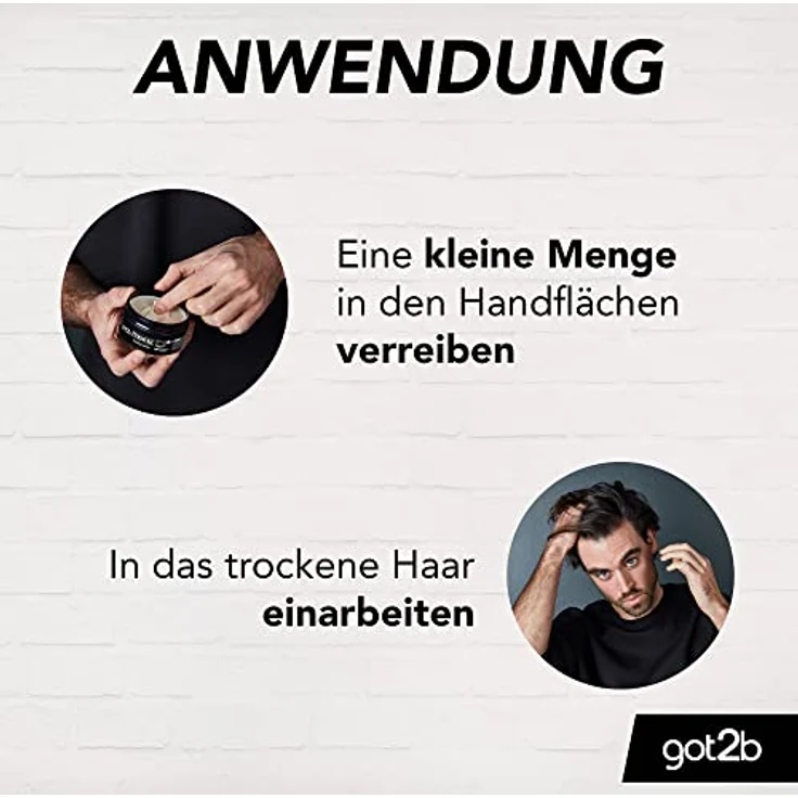 got2b Haarpomade Phenomenal Forming Paste, 100 ml, für natürlich aussehende Styles mit mittlerem Halt, Duft und definierter Textur – Bild 5