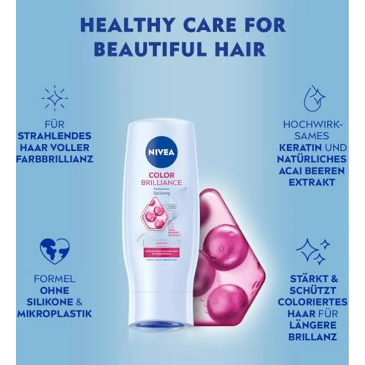 Nivea Color Schutz Milde Spülung Conditioner 200 ml – Bild 2