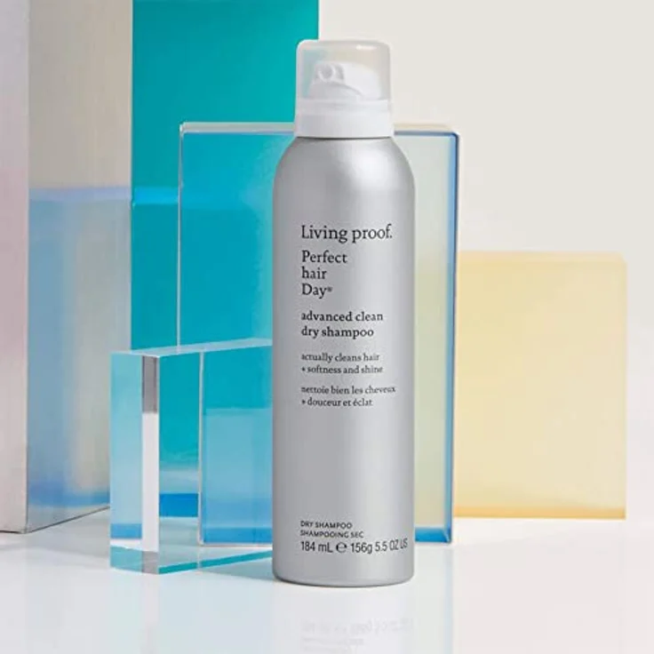 Living Proof Perfect Hair Day Advanced Clean Dry Shampoo | Trockenshampoo absorbiert Öle, Fette und Schweiß für Frische, Glanz und Geschmeidigkeit | Cruelty Free, ohne Silikone, Parabene, Talk | 90ml – Bild 2