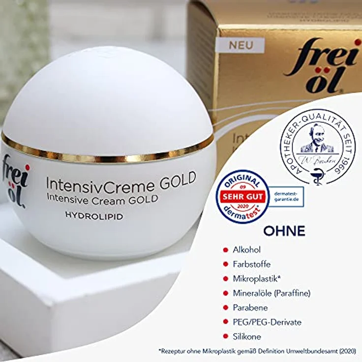 Frei Öl Hydrolipid Intensivcreme GOLD Gesichtscreme 50 ml – Bild 5