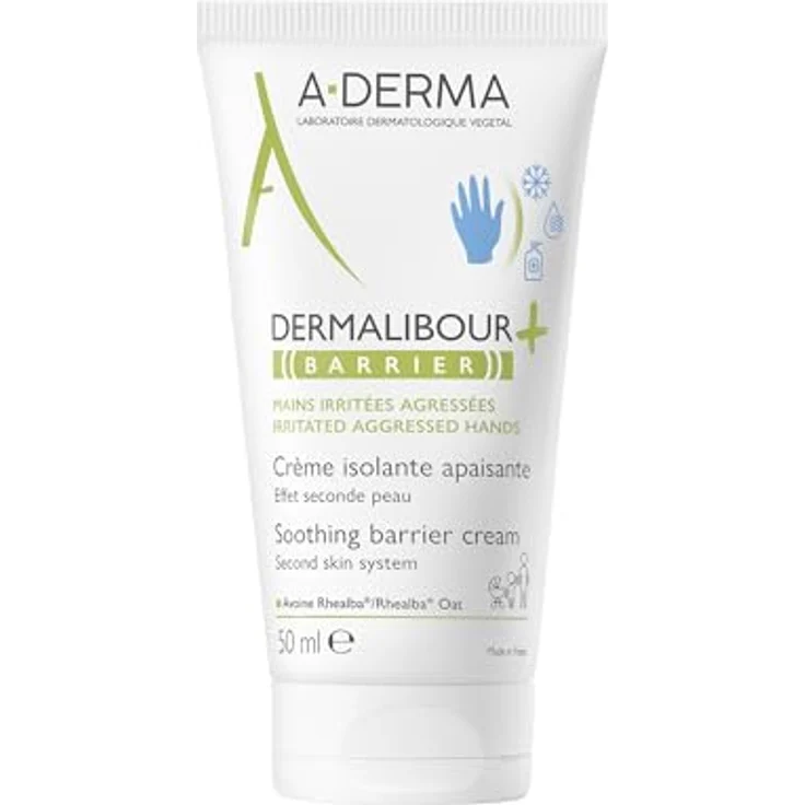 A-Derma Dermalibour+, Reparaturcreme für trockene Haut, 50 ml, schützend und beruhigend, wasserbeständig, für die ganze Familie – Bild 2