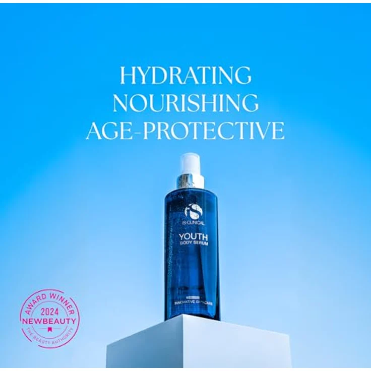 iS CLINICAL Youth Body Serum; Anti-Aging Serum Body Mist; Hyaluronic Acid; Body Mist 200 ml – Bild 3