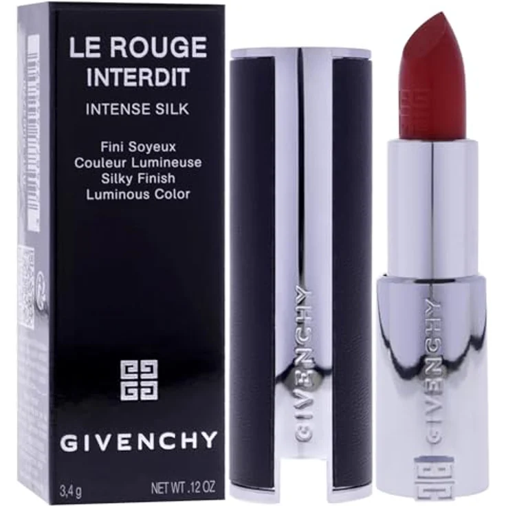 GIVENCHY Le Rouge Interdit Intense Silk Lipstick Nr.306 Carmin Escarpin, 3,4 g – Bild 3
