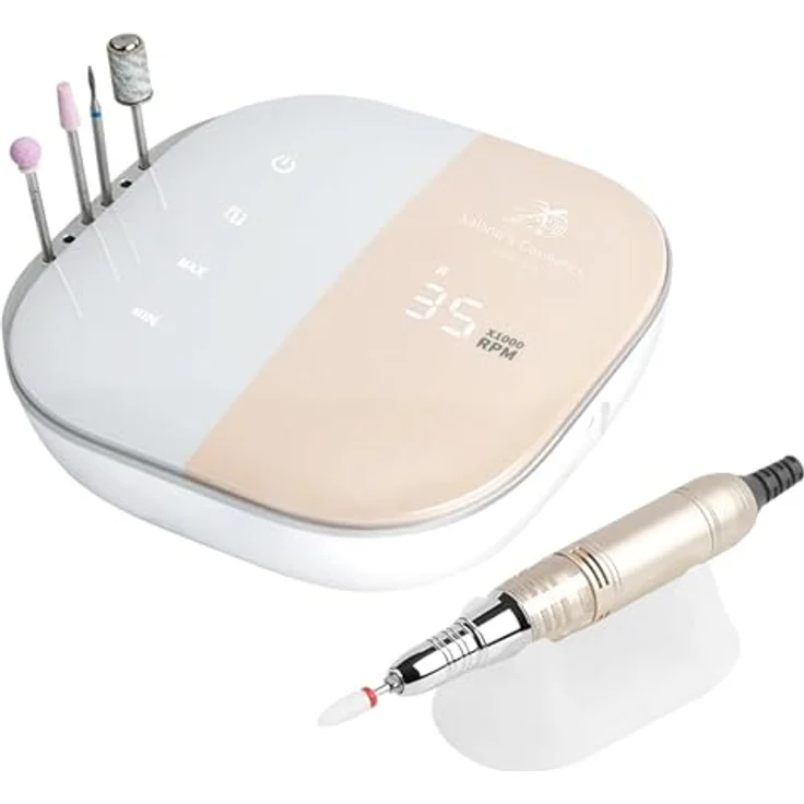 Lalano'S Cosmetics Maniküre-Pediküre-Set Nagelfräser X1000, TouchPro mit 35000 U/Min, Aluminium Handstück, LED Anzeige – Bild 1