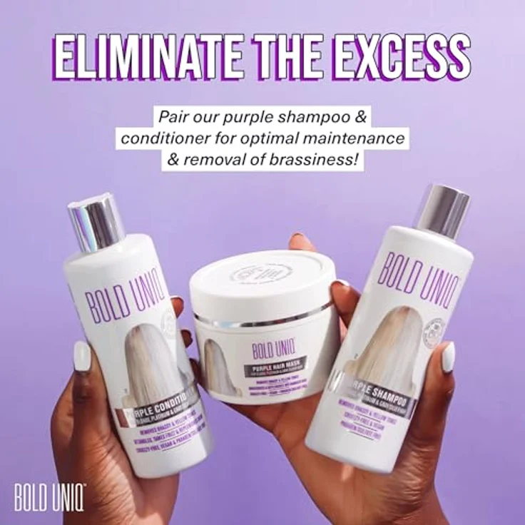 Bold Uniq Silber Haarmaske Für Silbernes & Blondiertes Haar 200 ml - Preisvergleich – Bild 9