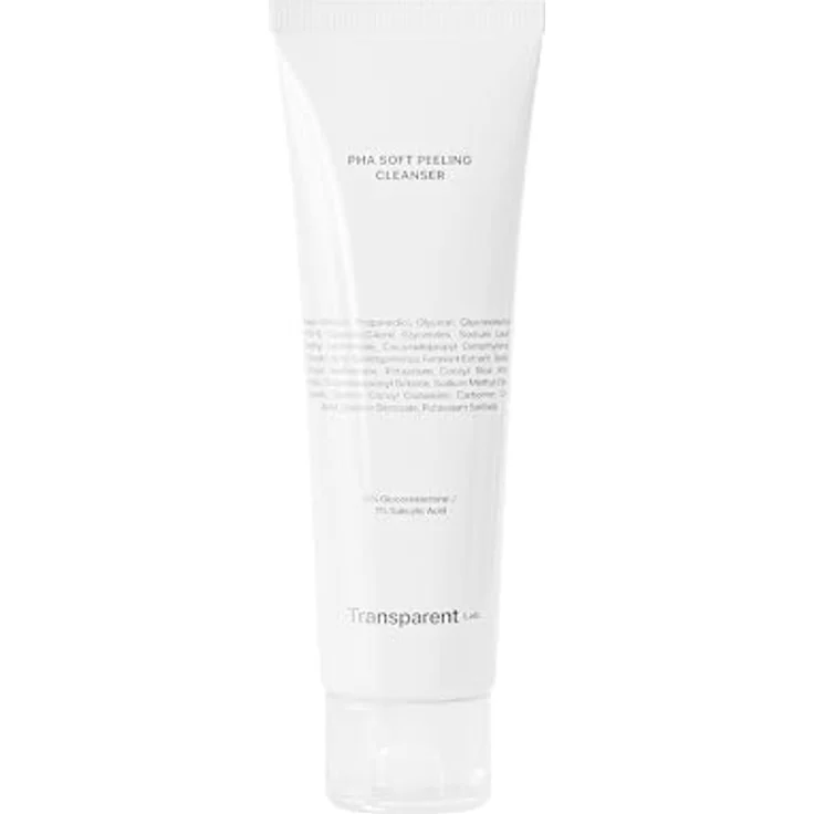 Transparent Lab PHA Soft Peeling Cleanser, 150 ml Gesichtsreinigung mit 5% Gluconolacton und 1% Salicylsäure für alle Hauttypen – Bild 1