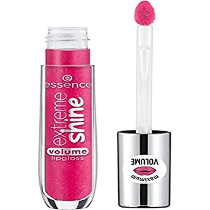 essence extreme shine volume lipgloss, Lip Gloss, Nr. 103 Pretty in Pink, pink, vergrößernd, strahlend frisch, glänzend, transluzent, vegan, ölfrei, ohne Alkohol (5ml)