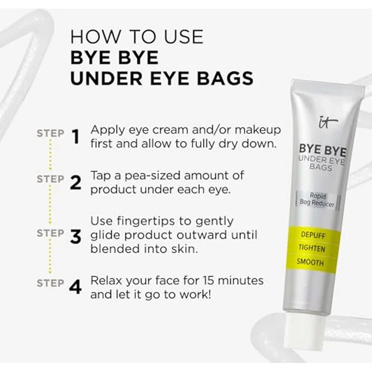 IT Cosmetics, Exklusive Behandlung für Beutel, Lifing-Effekt, entzündungshemmend, Bye Bye Under Eye Bags, 15 ml – Bild 5
